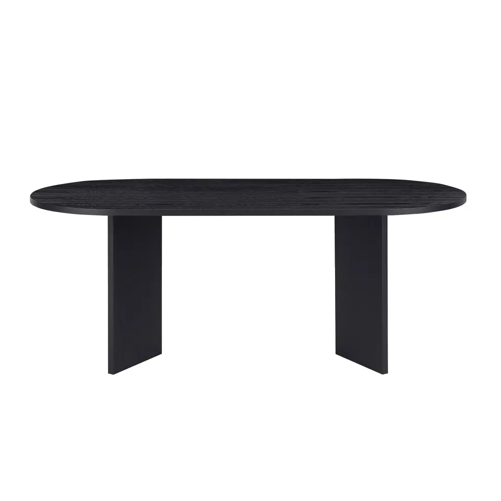 Wood Dining Table Kitchen Table Small Space Black Desk Home Office justone interior