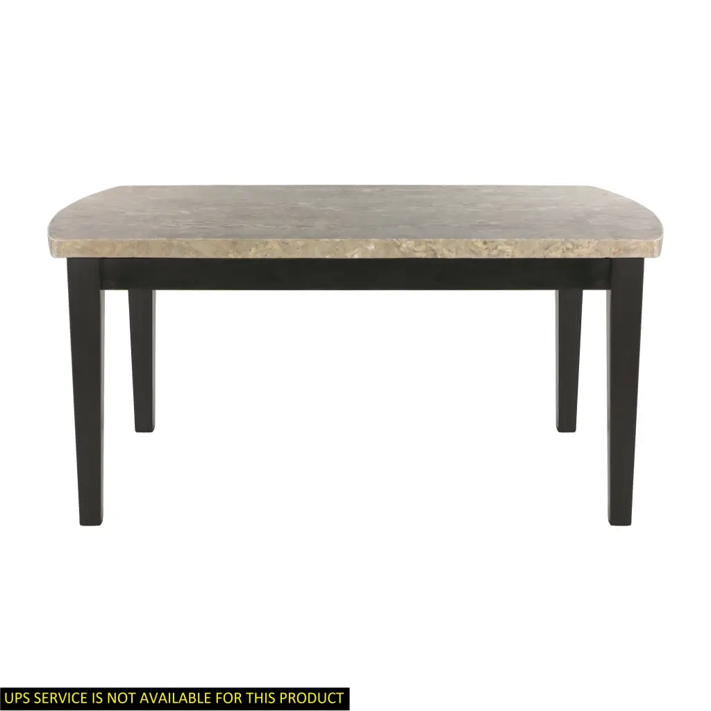 Authentic Marble Top Dining Table Dark Espresso Finish Wooden Kitchen Table kanepe