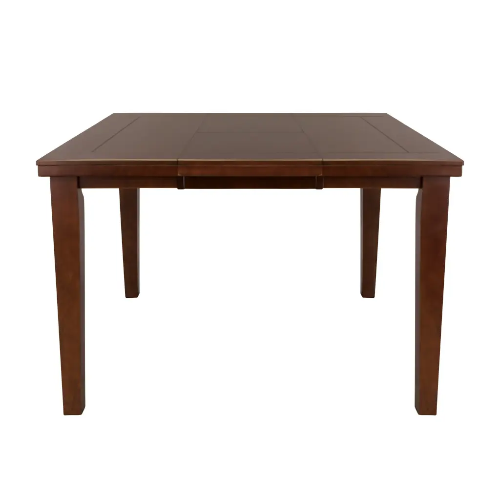 Contemporary Style Dark Oak Finish 1Pc Counter Height Table Self kanepe