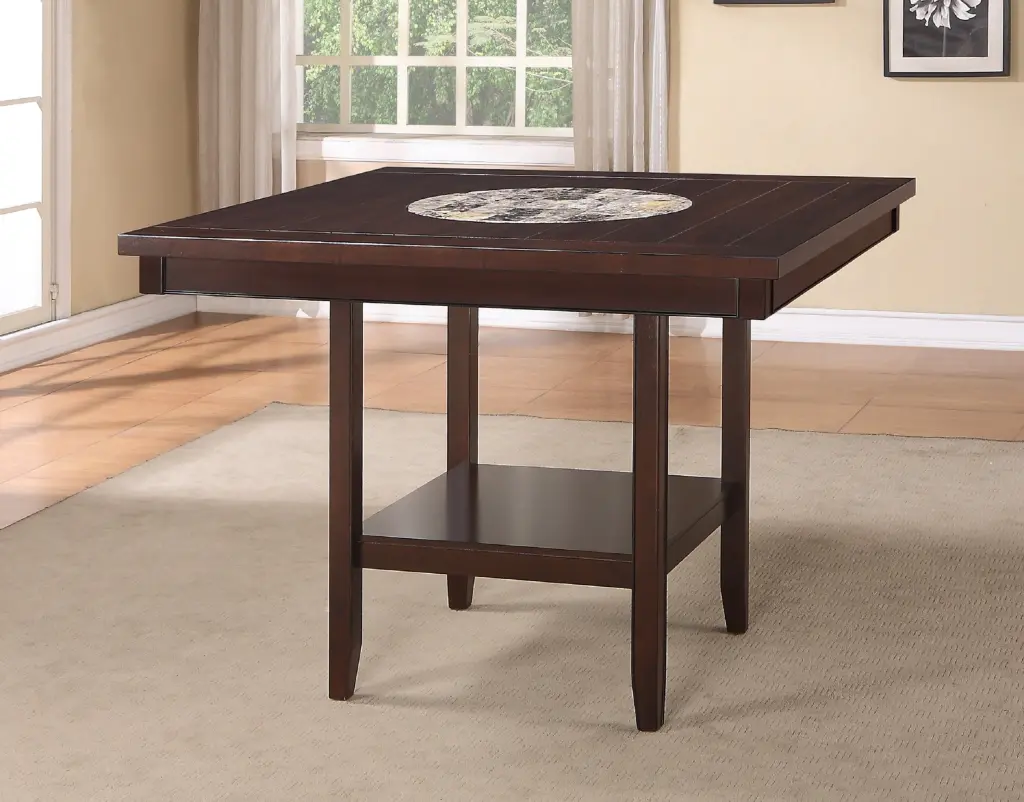 Contemporary Transitional Counter Height Dining Table 20 Inch Extension kanepe