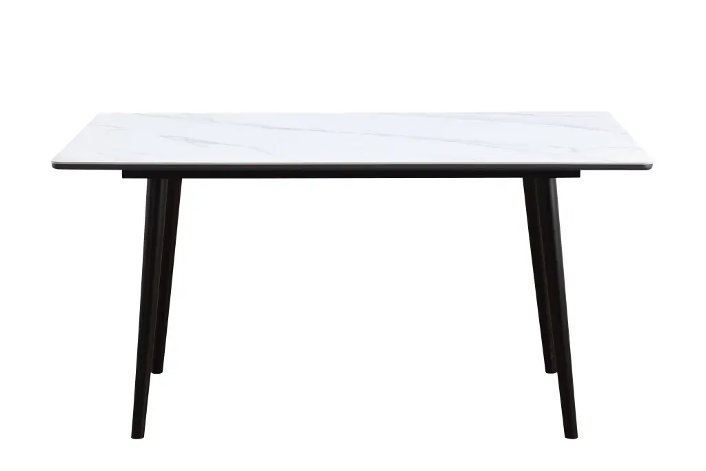 Modern Contemporary Dining Table White Sintered Stone 1 Piece Stylish Kitchen Table kanepe