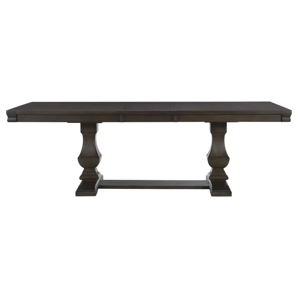 Traditional Style Wooden Dining Table 1Pc Separate Extension Leaf Durable Kitchen Table kanepe