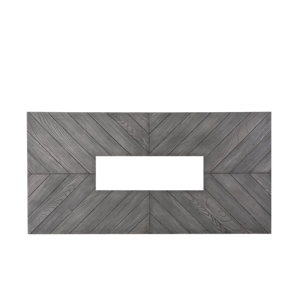 Jett Dining Fire Table Top 40000 BTU Tank Outside Grey Magnesium Oxide Outdoor Dining nh-bc furniturings