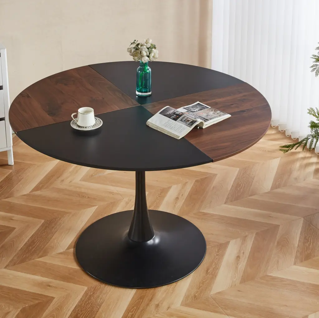 47.2 Inch Tulip Round Dining Table Office Table Coffee Table 120X120X74Cm Multi Functional Furniture rnb