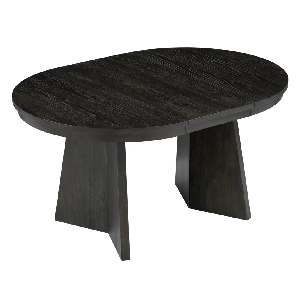 Retro Extendable Dining Table 16 Inch Middle Leaf Dining Room Furniture rnb