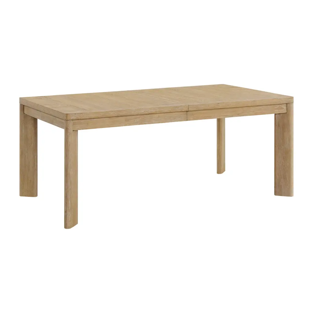 Solid Wood Brown Leg Table Dining or Living Room wallace - bay