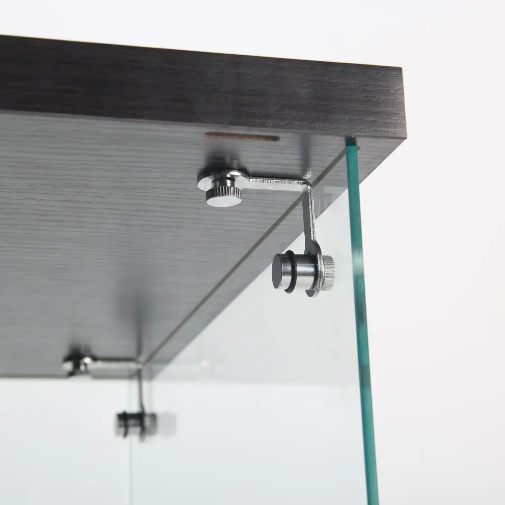 Two Door Glass Presentation Cabinet 3 Shelves Floor Standing Curio Cabinet love flying