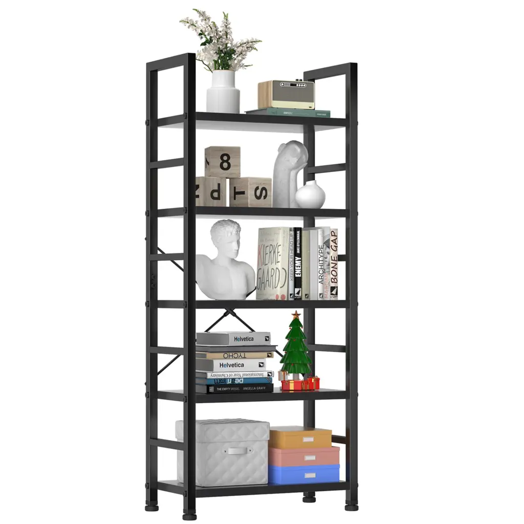 5 Shelves Multifunctional Presentation Stand Home Office and Living Room w2201