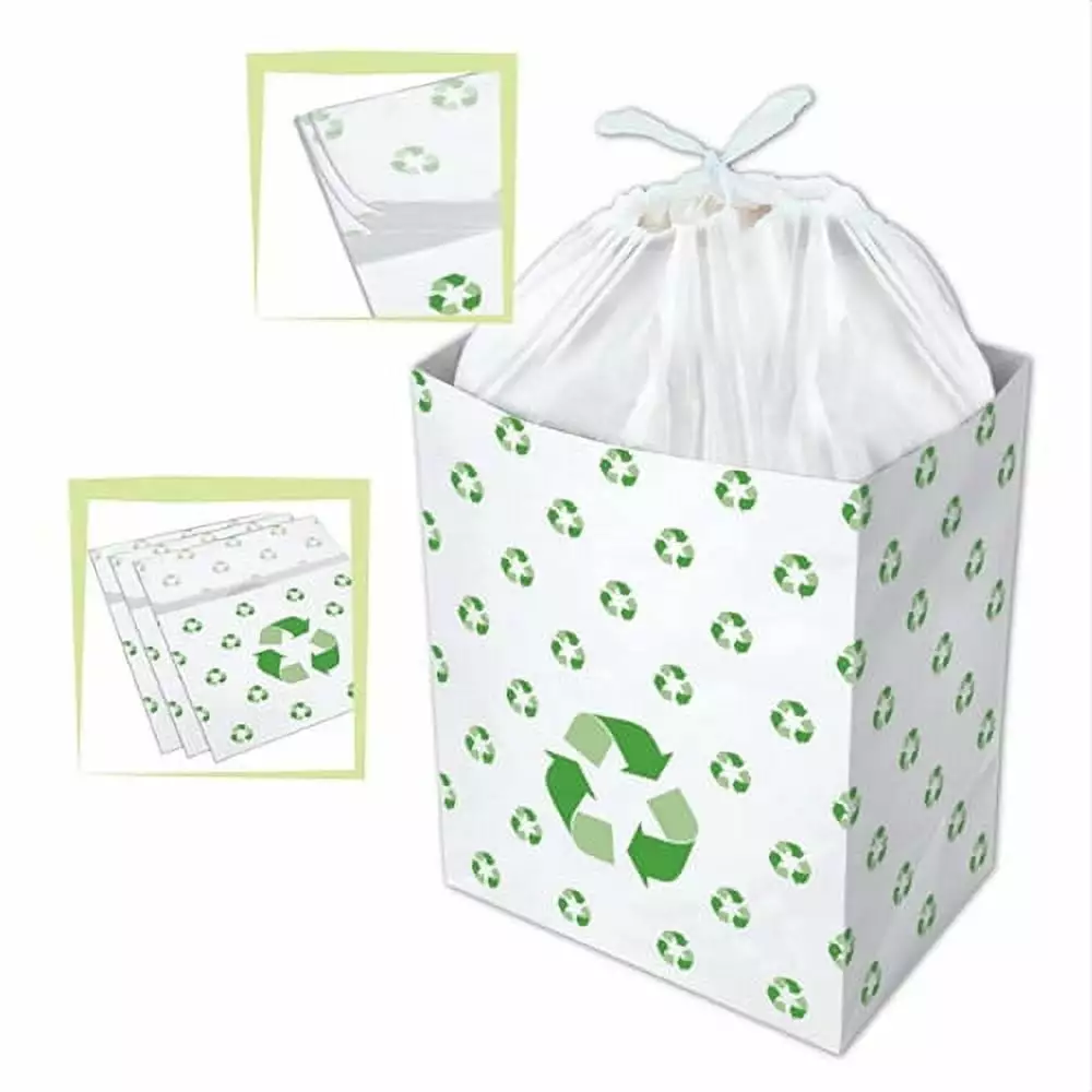 Clean Cubes (Multiliner) 13 Gallon Disposable Trash Cans (3-Pack / Reusable / Recycle)