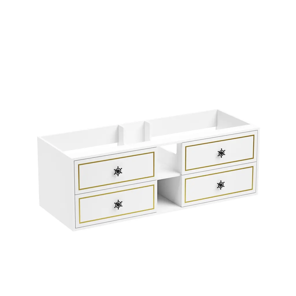 Wall Hung Double Sink Bath Vanity Cabinet Only Bathroom Vanities Collection rnb