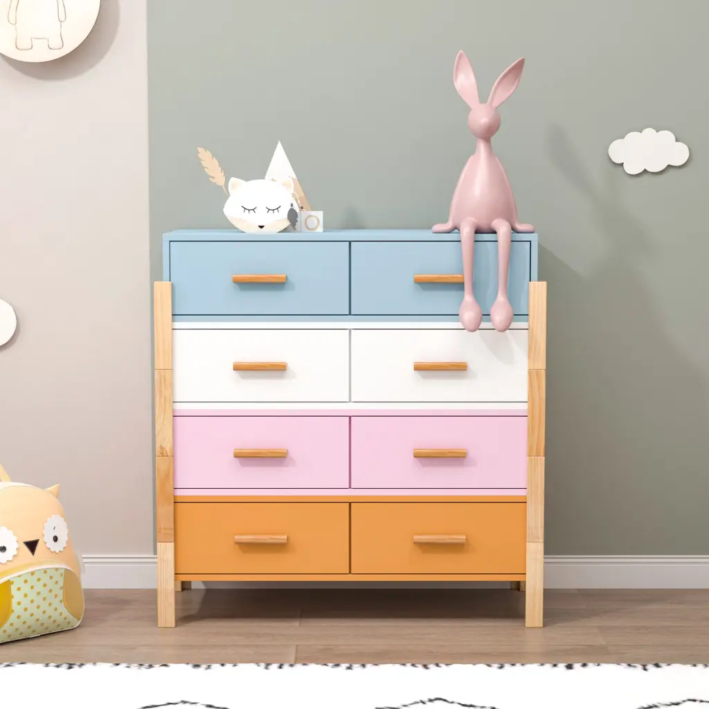 Colorful Free Combination Cabinet Dresser Bar Cabinet Storage jxy furniture