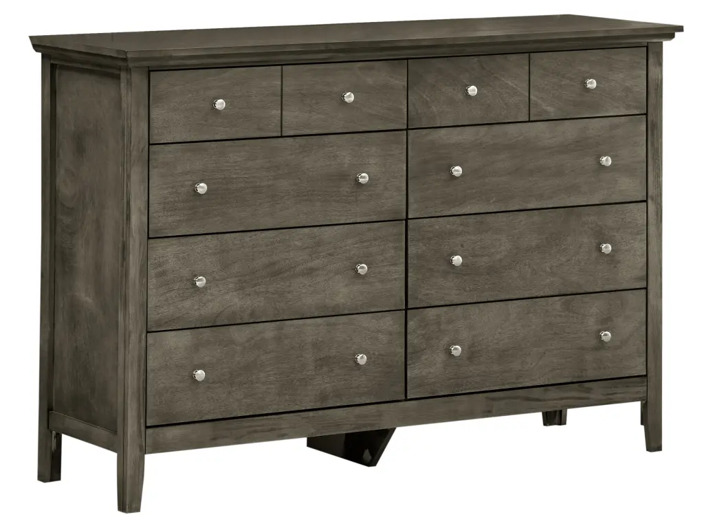 Hammond G5405 D Dresser Gray Particle Board Finish glory furniture