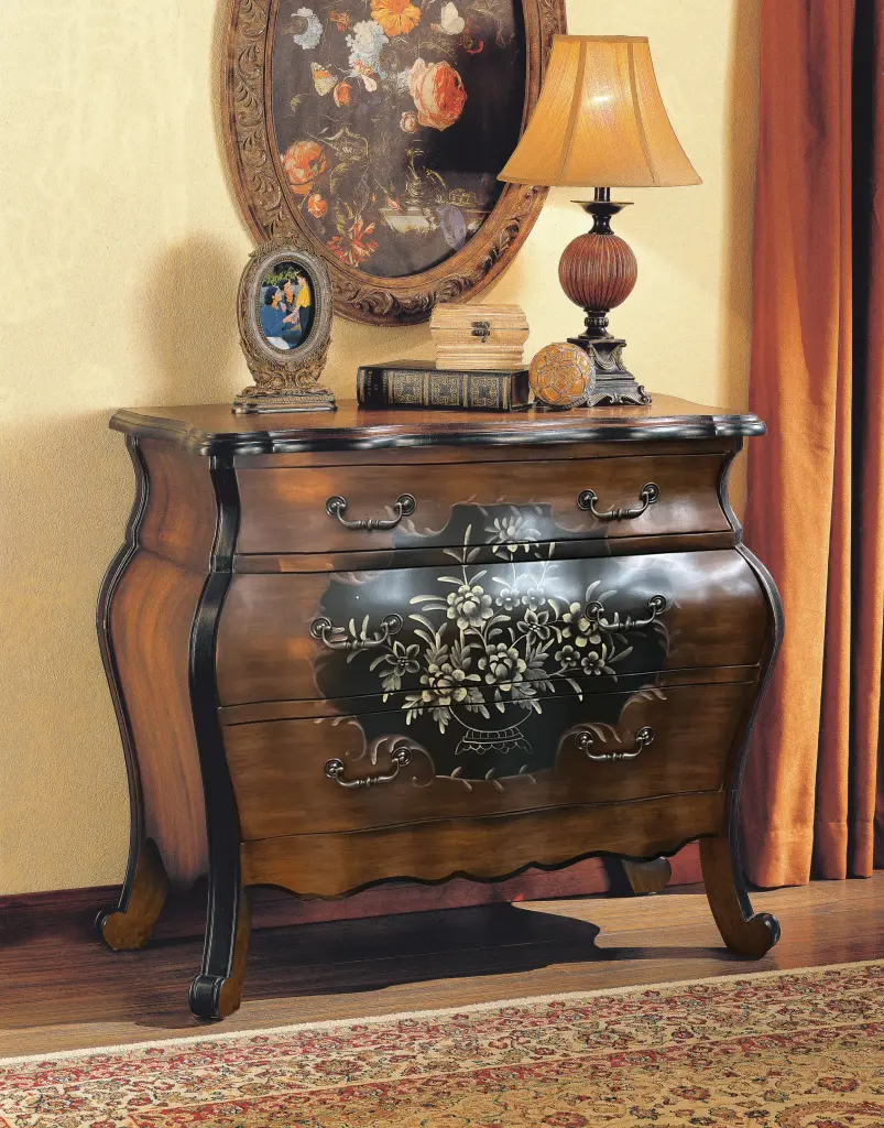 Oak and Antique Black 3 Drawer Chest Oak Bedroom Solid Wood MDF furniture max