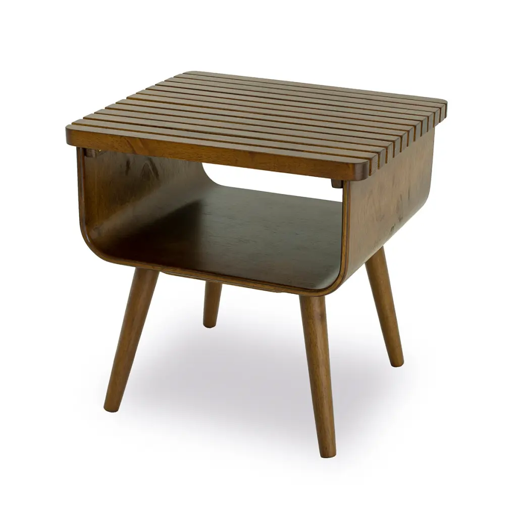 Alice End Table Brown Solid Wood Living Room Side Table Nightstand ashcroft furniture
