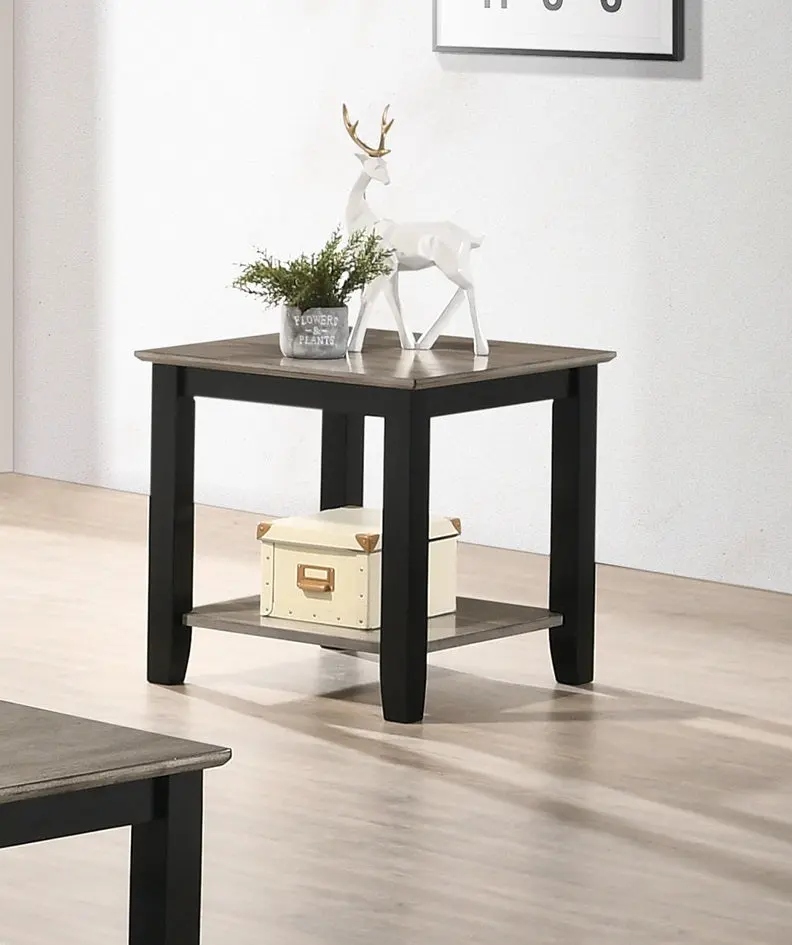 Effortless Modern Look Wooden End Table - Living Room Sofa Side Table kanepe