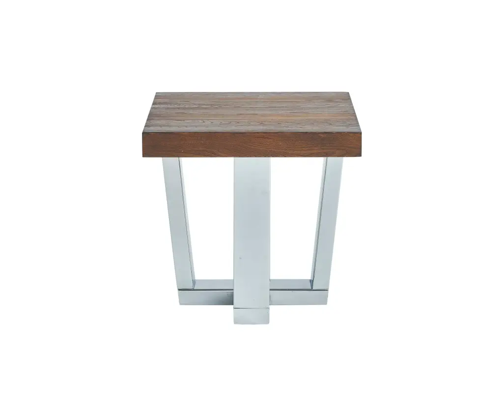 Laredo Side Table Brown Wood Living Room steve silver furniture
