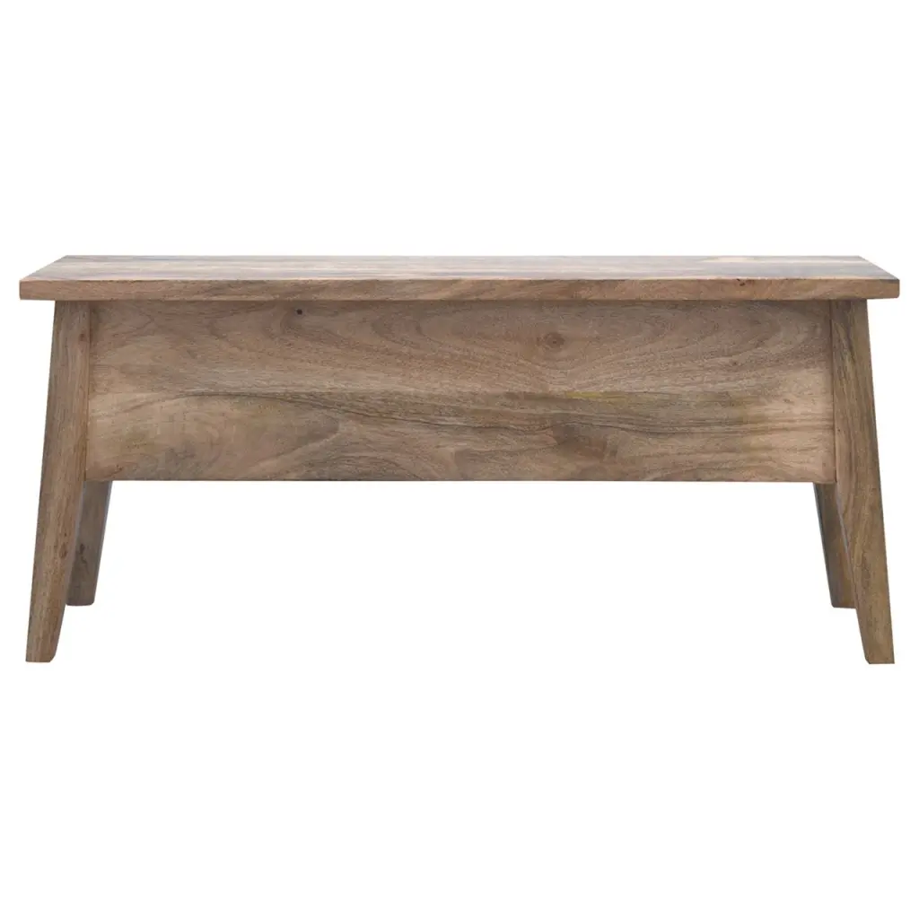 Solid Wood Lid Up Storage Bench Oak Solid Wood Entryway Seat Organizer artisan furniture