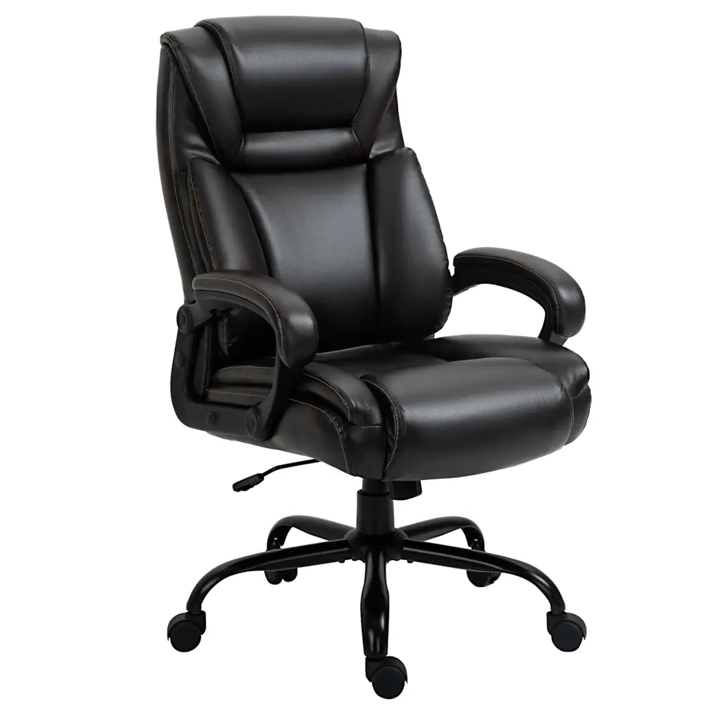 Vinsetto Big And Tall 400Lbs Executive Office Chair Wide Seat Comfortable aosom business