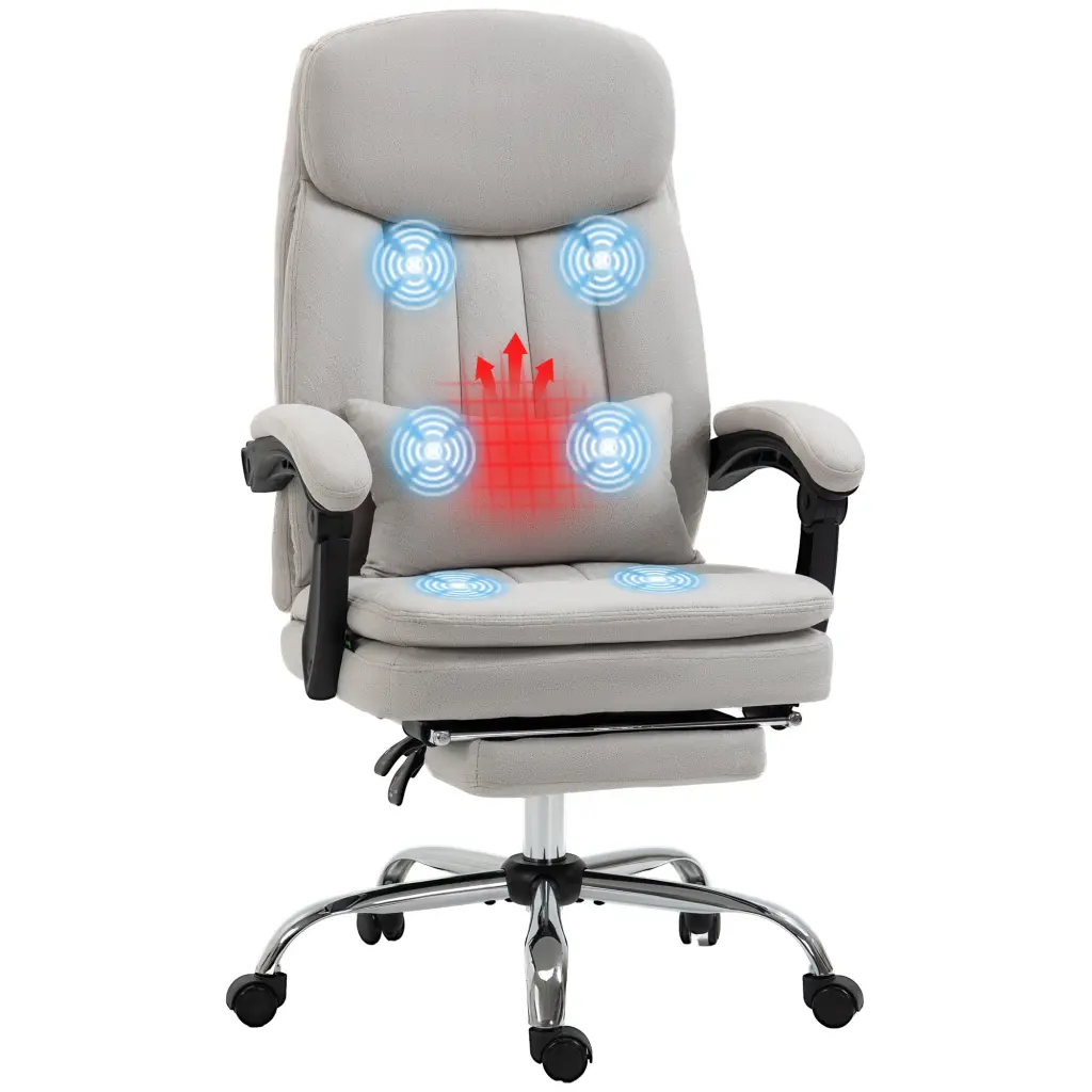 Vinsetto Microfibre Executive Massage Office Chair Swivel aosom business