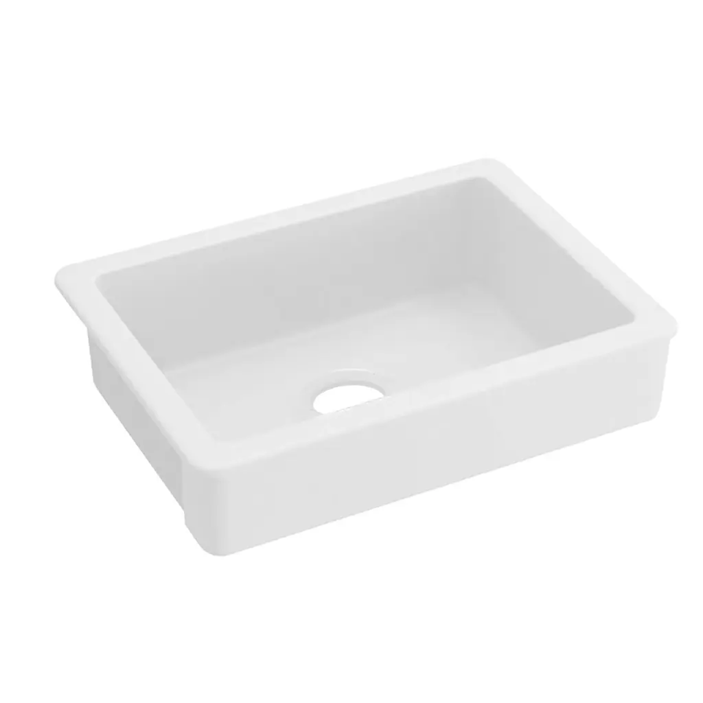 30x19 Inch Farmhouse Apron Front White Ceramic Kitchen Sink rnb