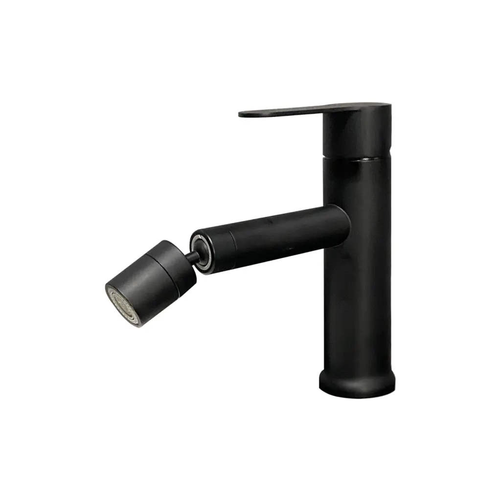 Single Handle Bathroom Vanity Sink Faucet Matte Black w1272-deen