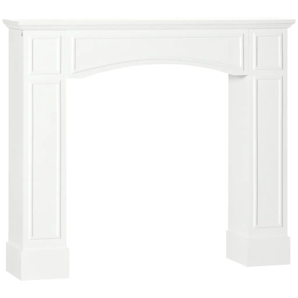 HomCom Modern Fireplace Mantel Surround Decorative Shelf Living Room aosom business