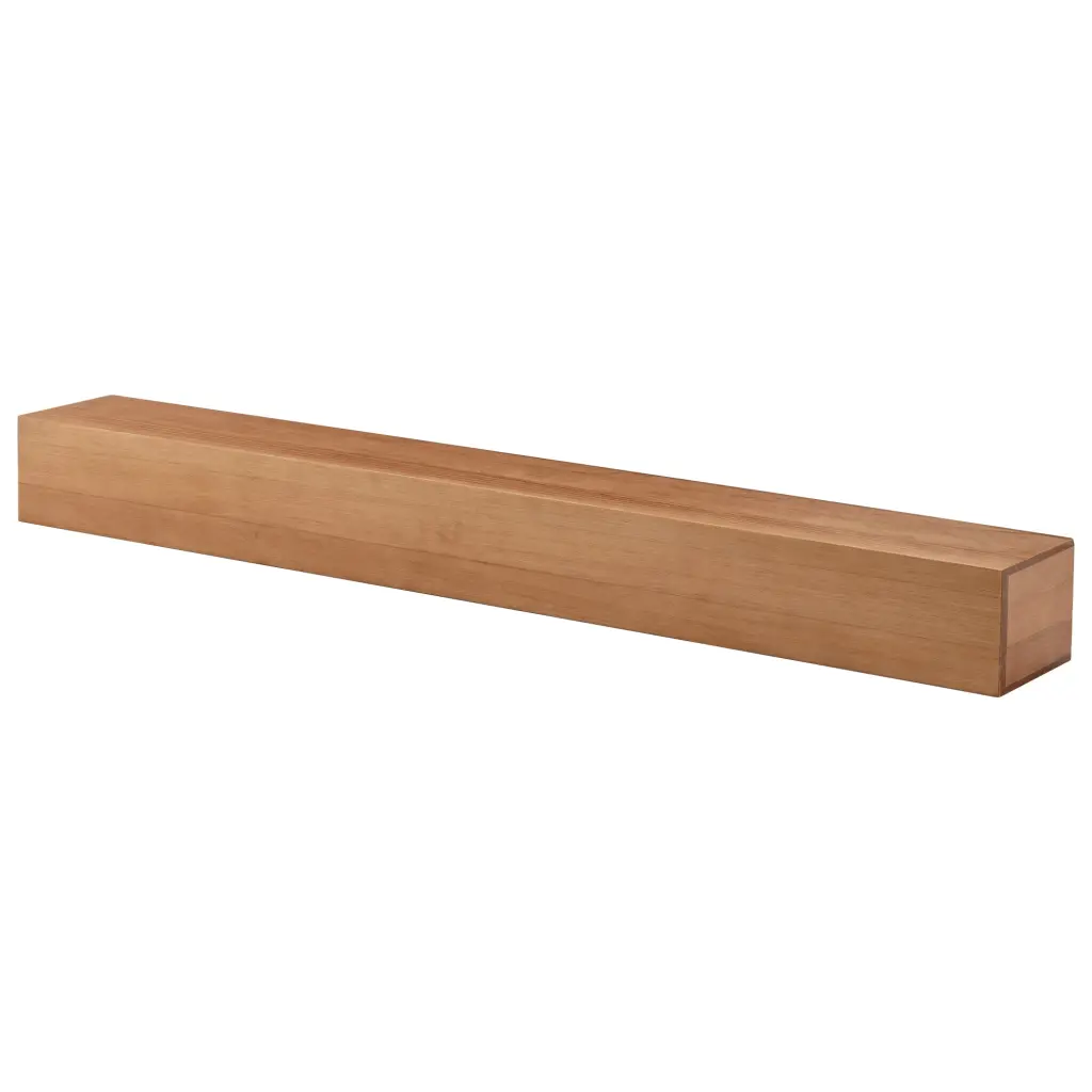 72 Inch Fireplace Mantel Wooden Wall Mounted Floating Shelf 8 Inch Deep Solid Wood hortus oasis