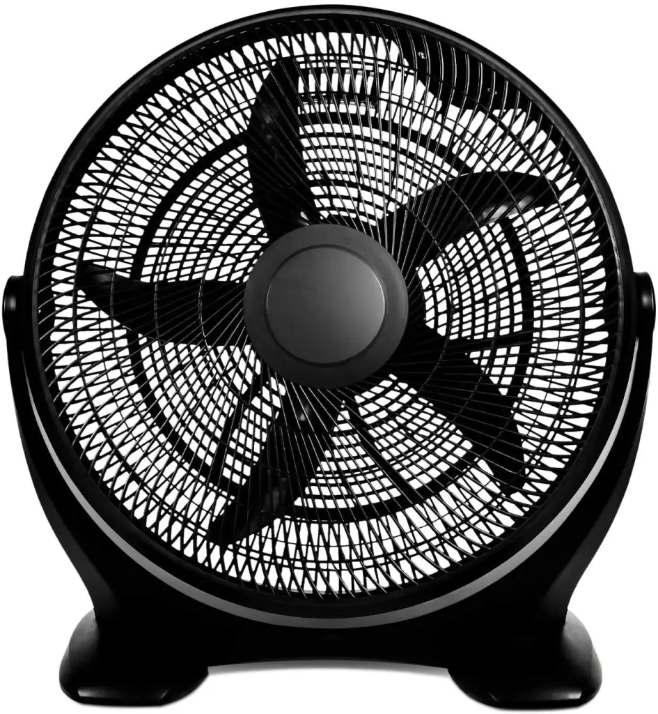 Effortless Deluxe 20 Inch 3 Speed Plastic Floor Fan Oscillating Quiet w1134dhs