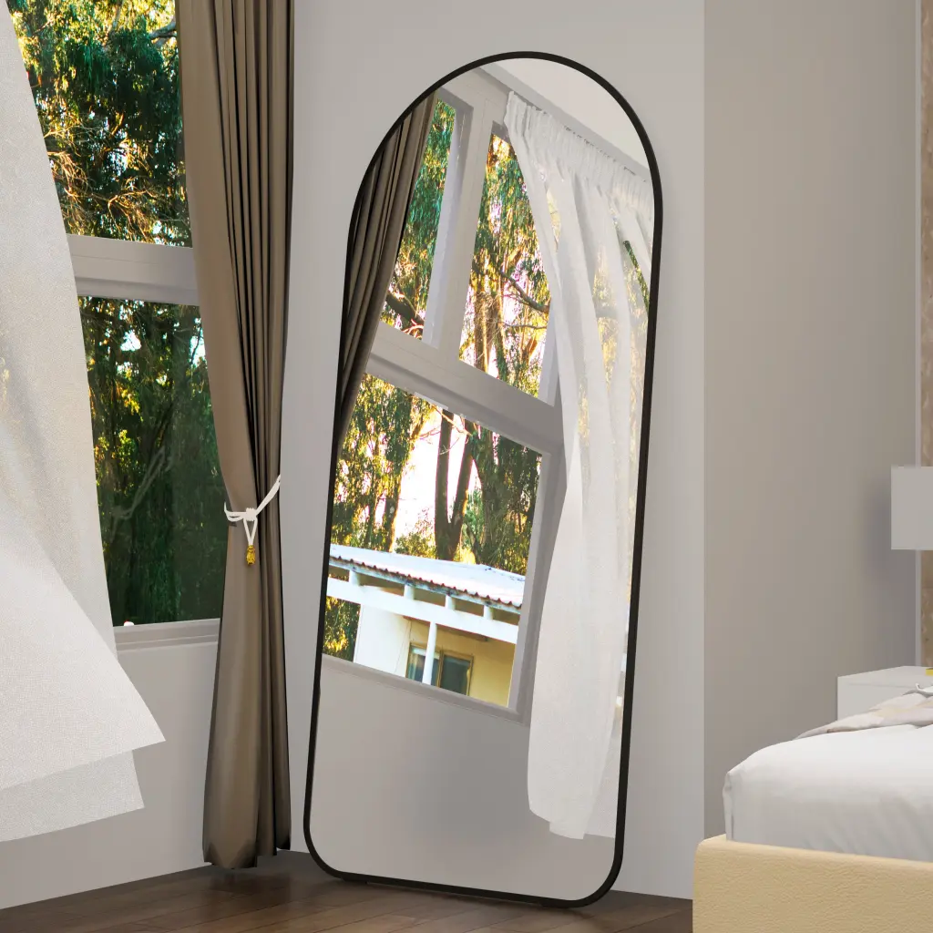 Arch Full Length Mirror 71 Inch Big Full Body Mirror Bedroom Oversized beautme