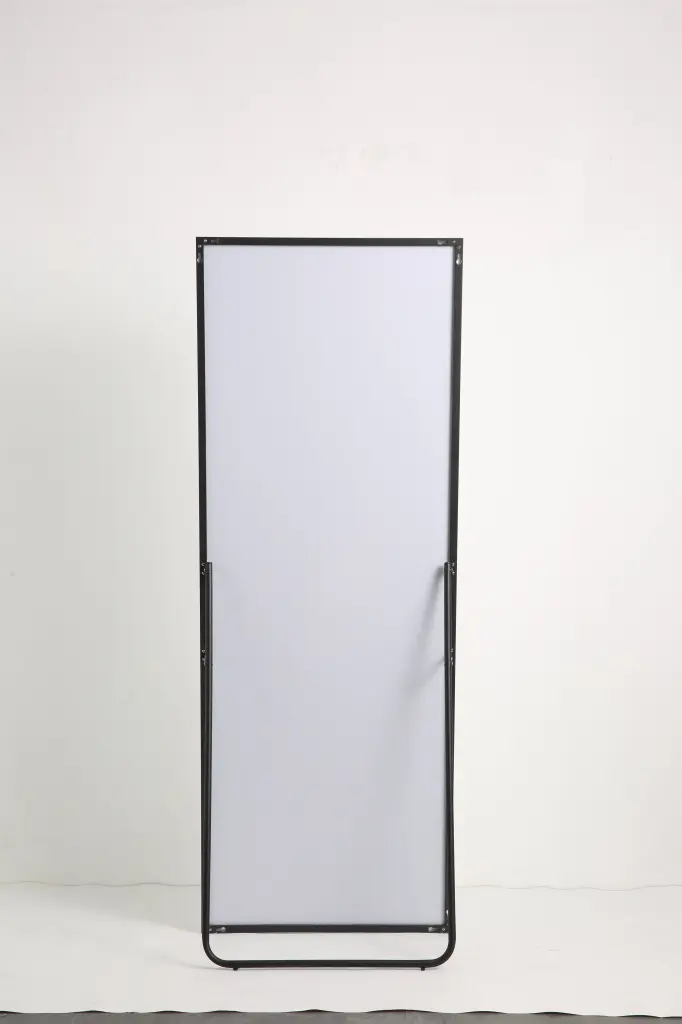 65x24 Inch Floor Mirror Full Length Ultra Thin Aluminum Alloy Frame ld home
