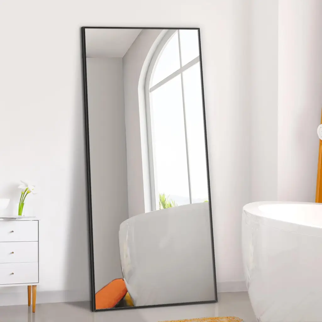 Dolonm 65X22 Inch Full Length Floor Mirror - Modern Standing Design t2956