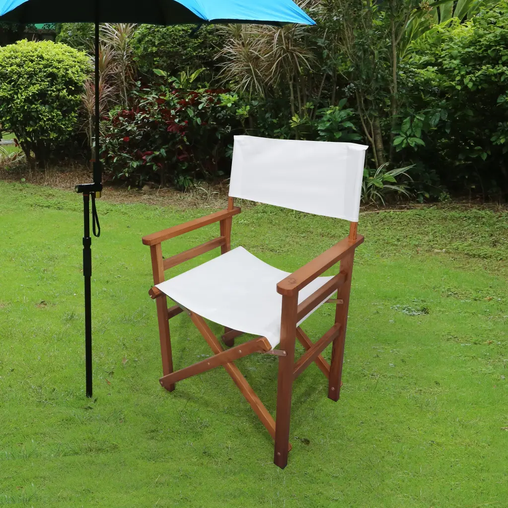 Wooden Director Canvas Folding Chair - Portable and Space Saving leisure home -jy