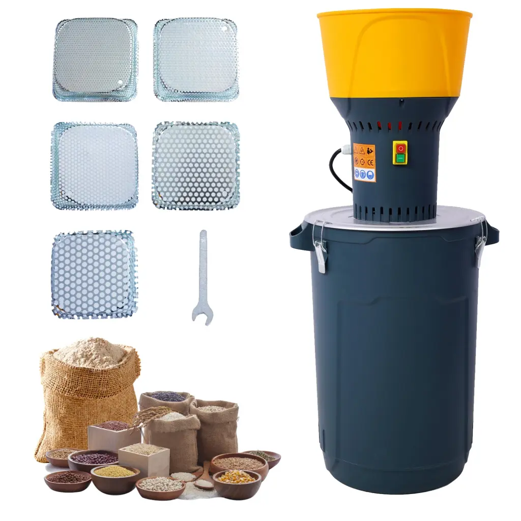 60L Electric Grain Mill Grinder Corn Flour Mill Commercial Grade g-h