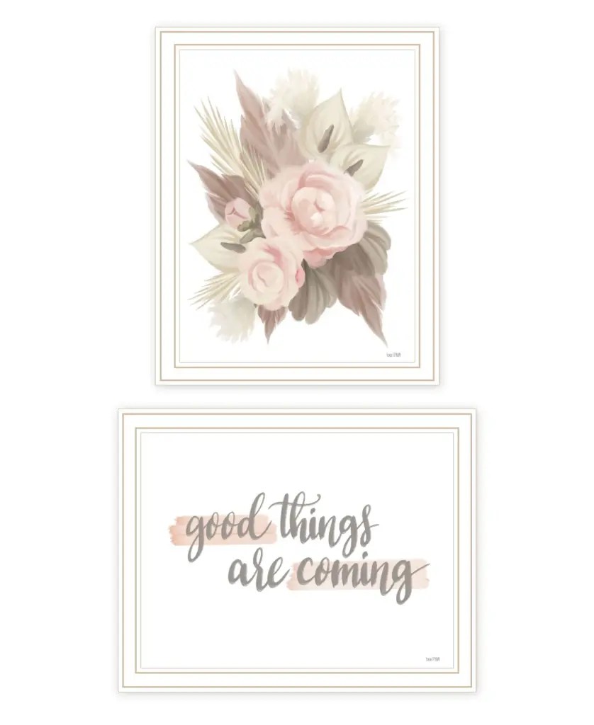 Good Things Are Coming Framed Wall Art Living Room Home Decor trendy decor 4u