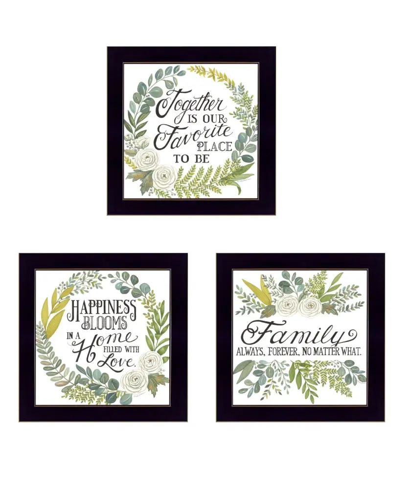 Together Is Our Favorite Place To Be Framed Wall Art Living Room Decor trendy decor 4u