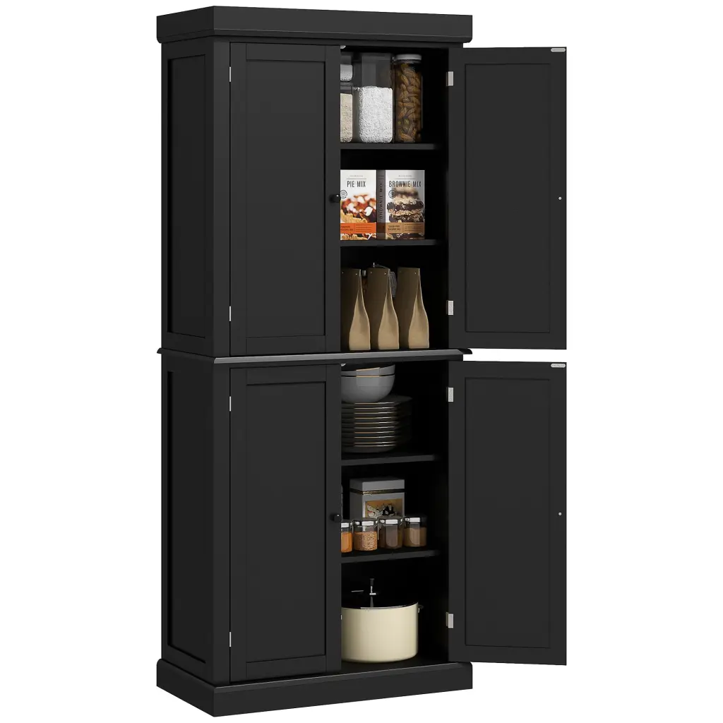 Homcom 72.5-Inch Freestanding Kitchen Pantry Storage Cabinet aosom business