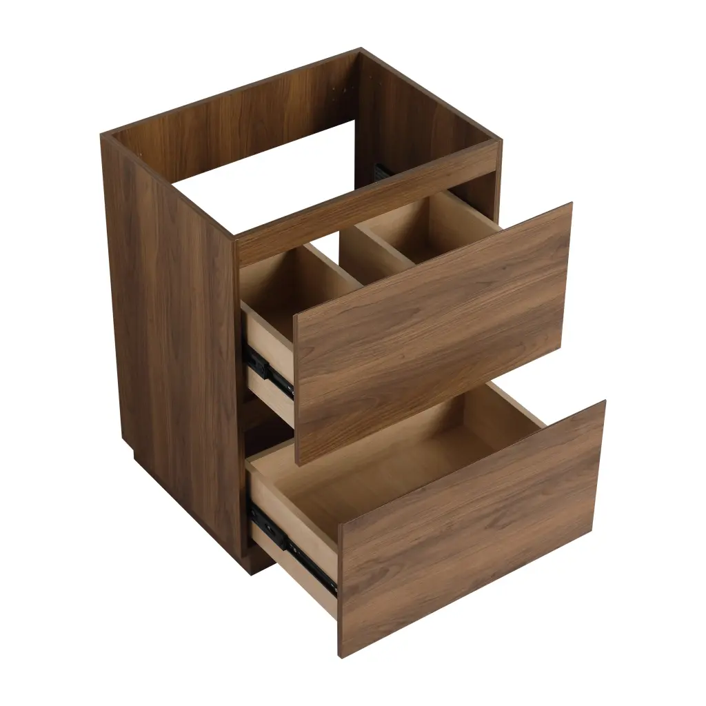 24 Inch Freestanding Bathroom Vanity Double Drawer levistar