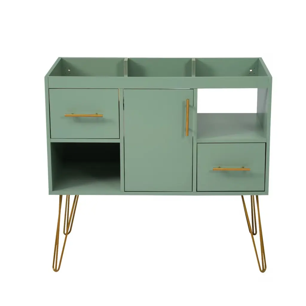 36 Inch Freestanding Bathroom Vanity Without Sink Modern Single Storage Cabinet mrs