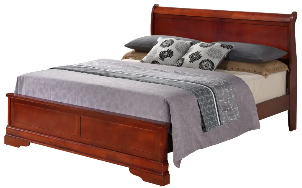 Louis Phillipe G3100E FB3 Full Bed - Cherry Particle Board Frame glory furniture