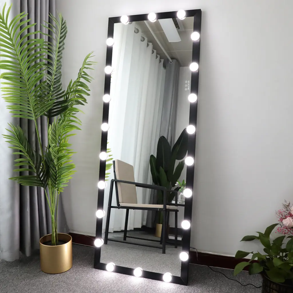 Hollywood Full Length Mirror Lights Full Body Vanity Mirror LED beautme