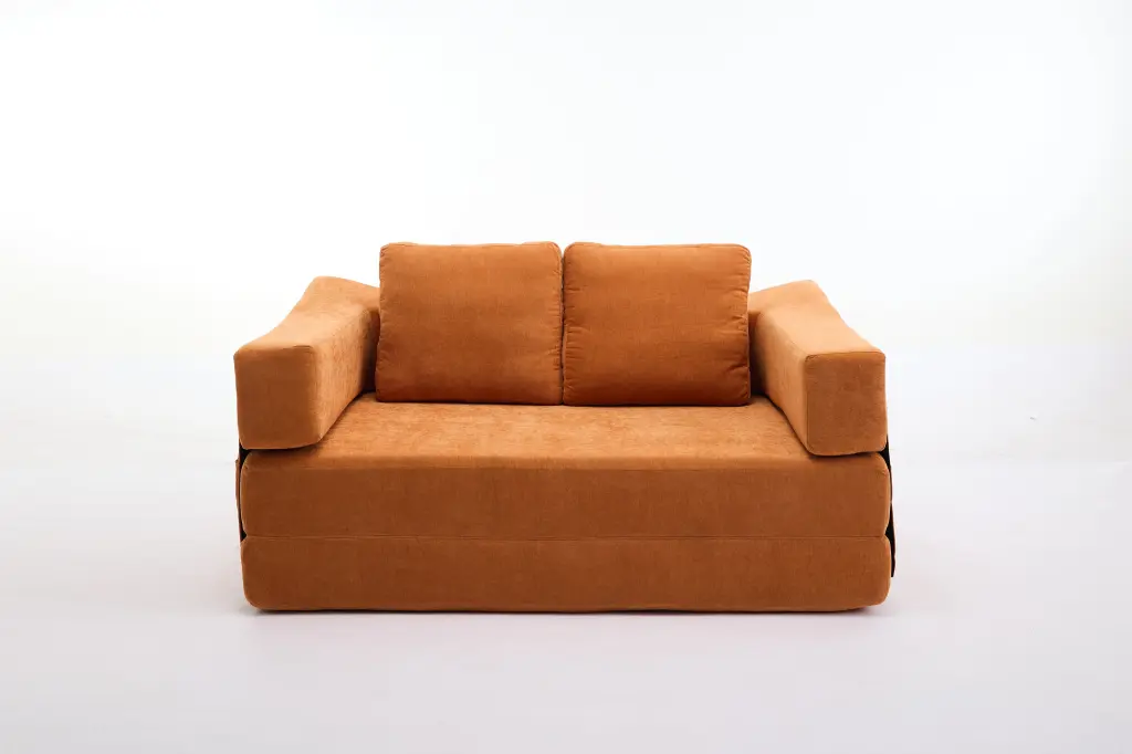Modern Minimalist Sofa Fold Out Sofa Bed Convertible Chair Floor Couch Small Spaces rnb