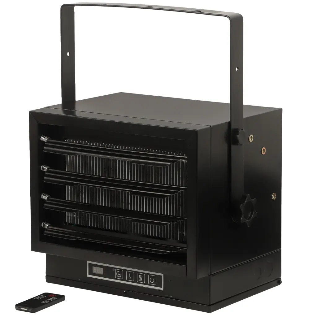 Garage Heater 8500W Black Iron rnb