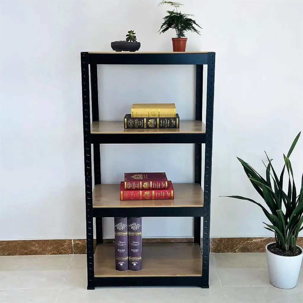 4 Tier Adjustable Heavy Duty Garage Storage Shelves Organizing Tools and Supplies grainbuds-y