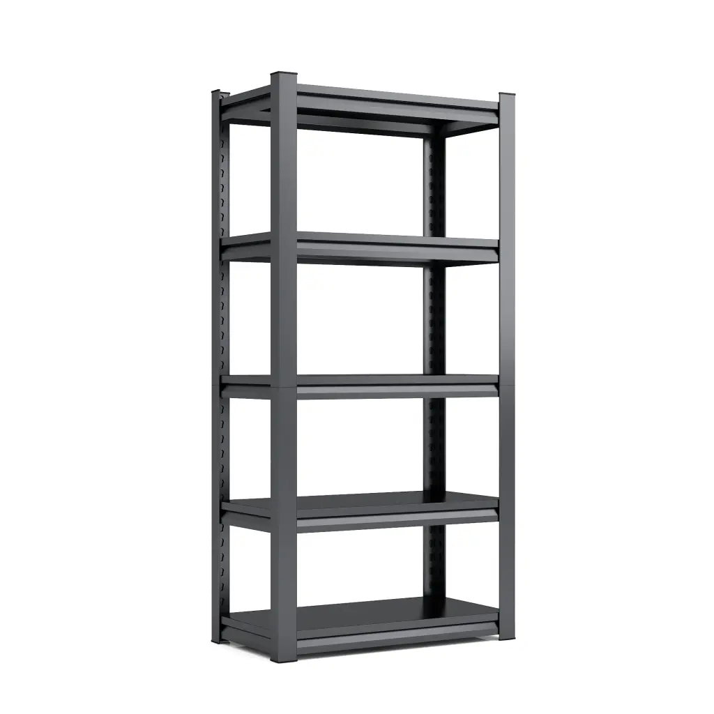 72H 5 Tier Metal Shelves Garage Storage Heavy Duty 2000Lbs Capacity makeace art home furniture