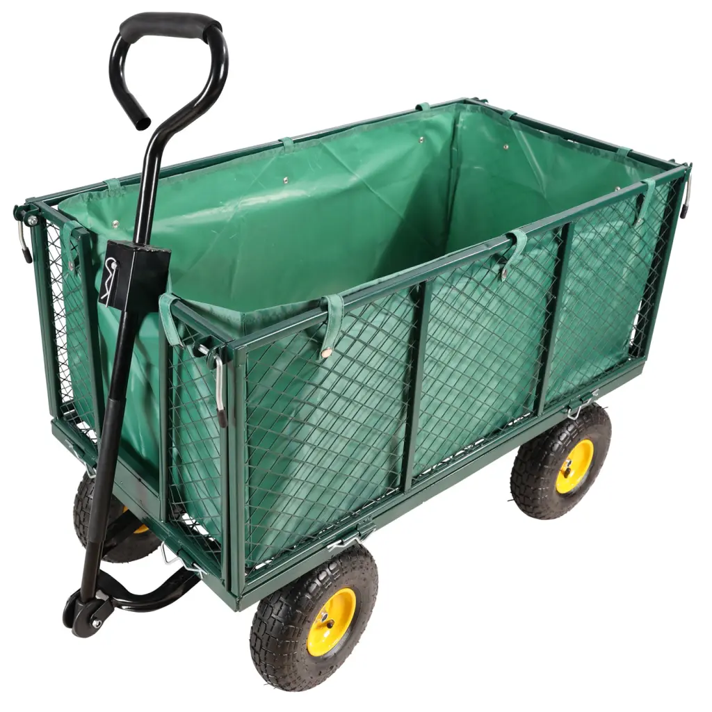 Flower Cart Garden Cart Easier To Transport Firewood Green Cart qdxfl
