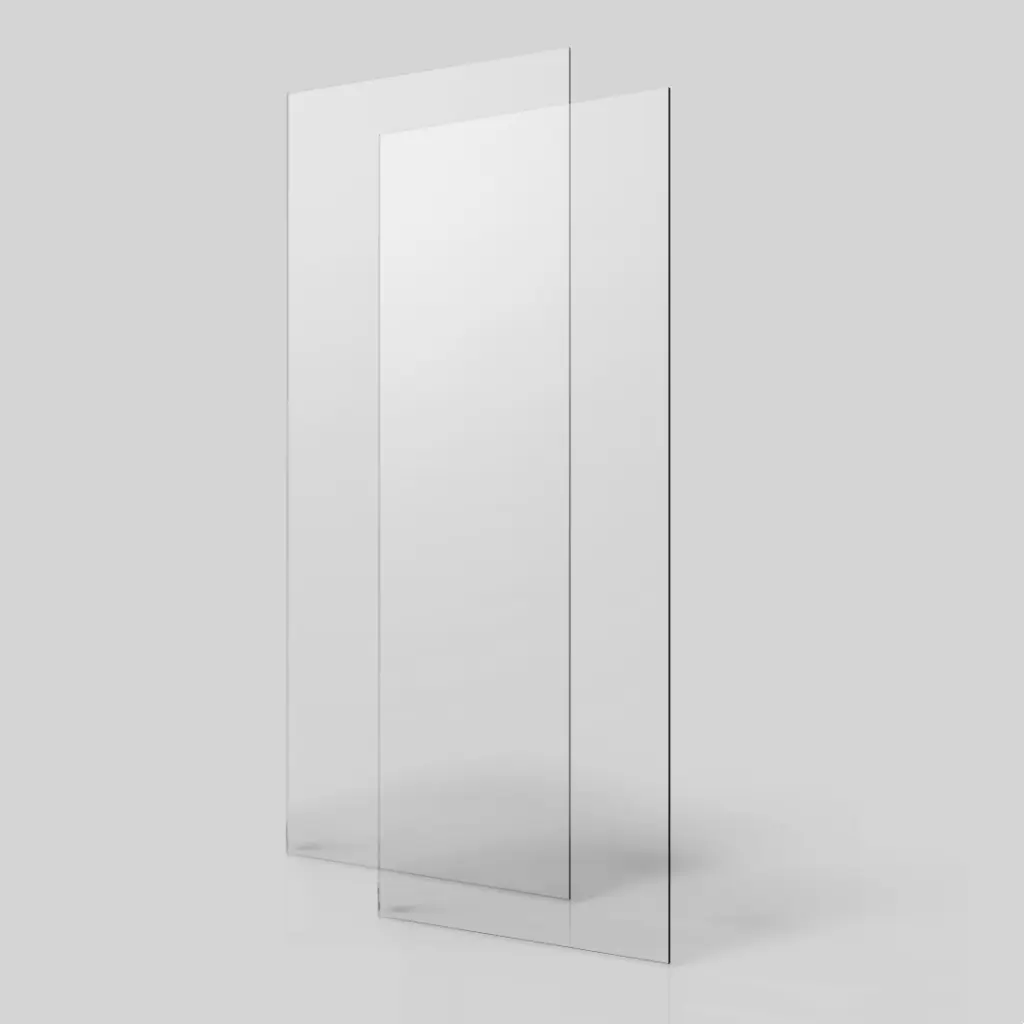 5/16" 8mm Clear Tempered Glass Panel Explosion Proof Safety bathininc