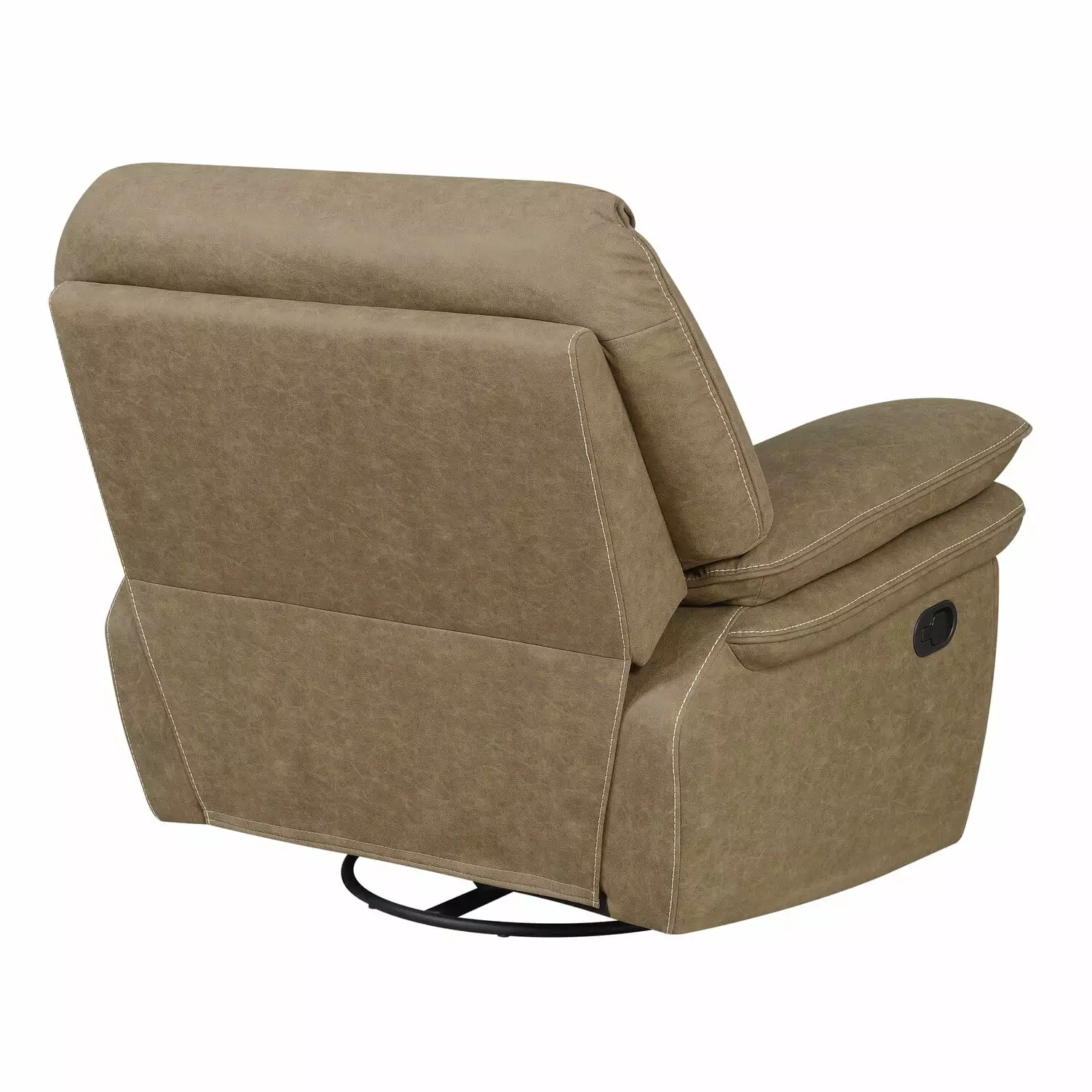 Wallace Bay Baker Pecan Swivel Reclining Glider Swivel Glide Recline Motion Wallace & Bay