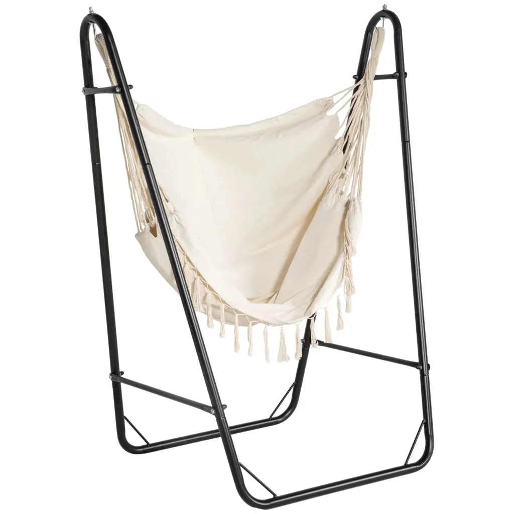 Outsunny Patio Hammock Chair U Influence Stand Outdoor Hammock Swing aosom business