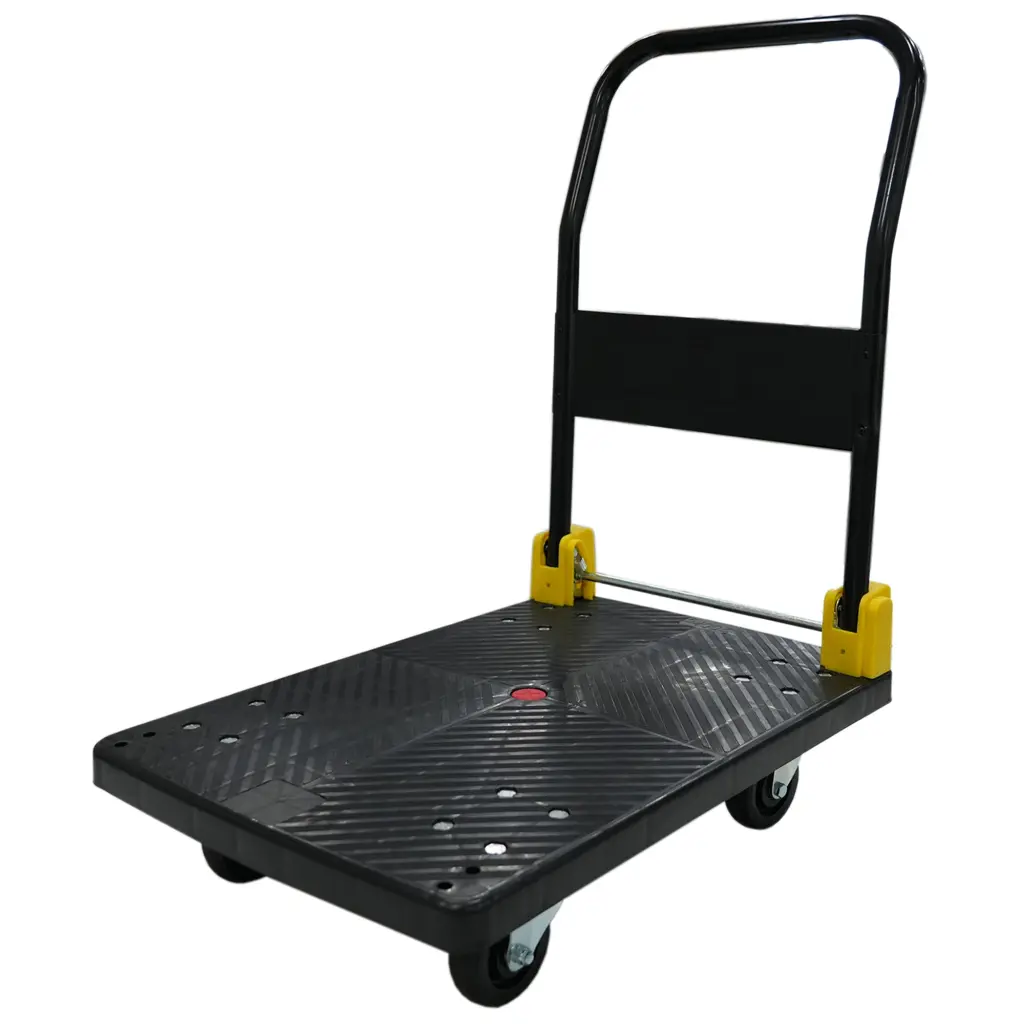 Foldable Platform Push Hand Truck Cart 880 Lbs Weight Capacity Black urban
