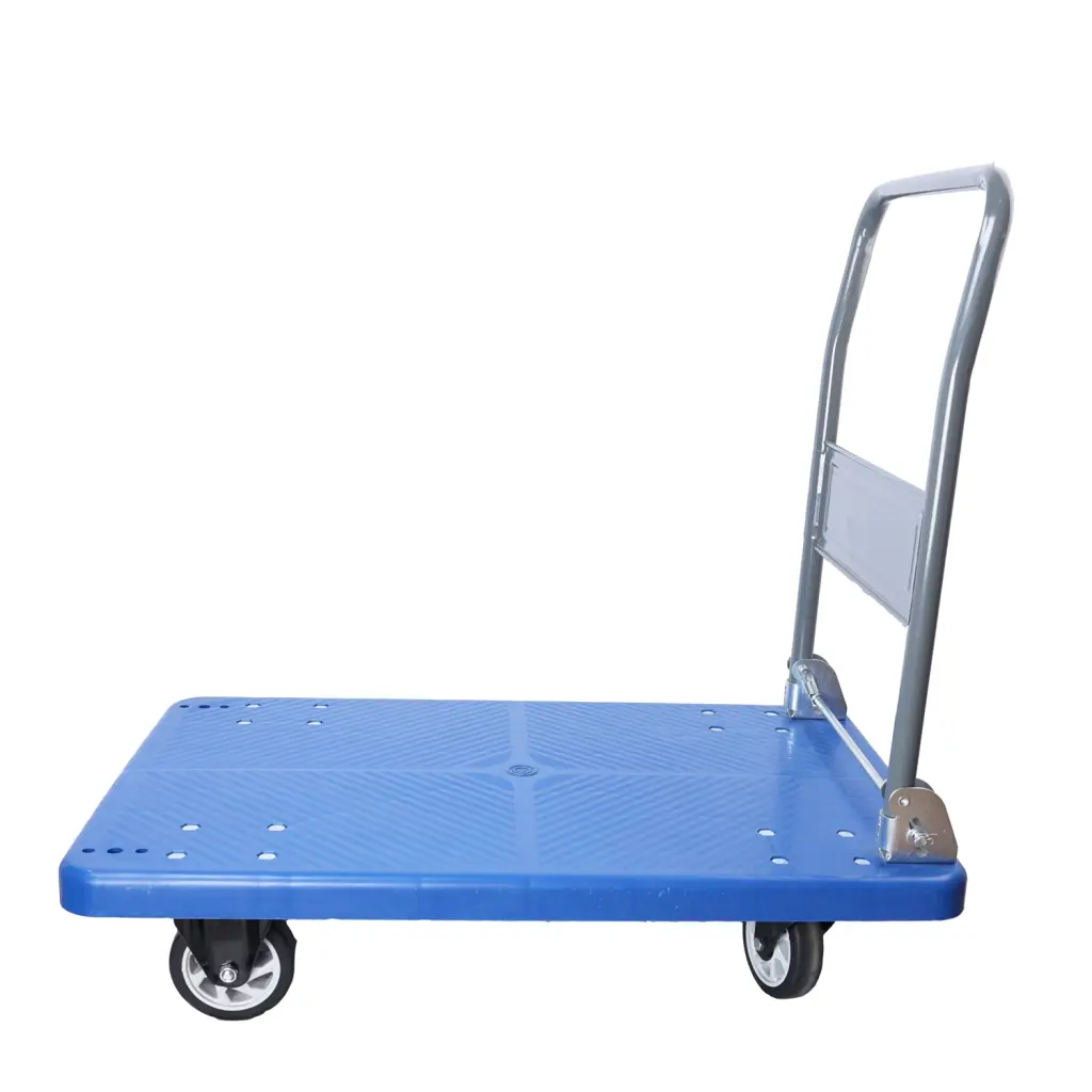 Hand Truck Enhanced Foldable Push Cart Dolly 660 Lbs Capacity Moving Platform qdxfl